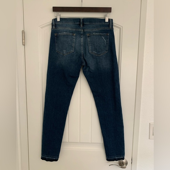 FRAME Denim Le Garçon Jeans in Azure Wash - Size 28 - Picture 7 of 13
